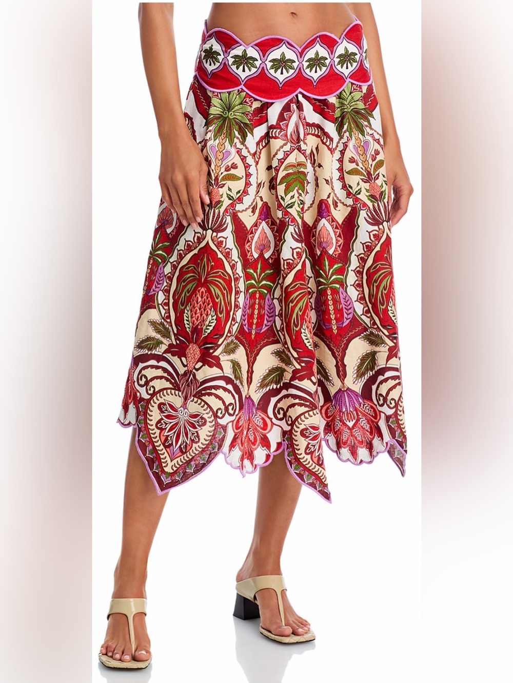 FARM Rio Odara Midi Skirt. Top also available for sale.